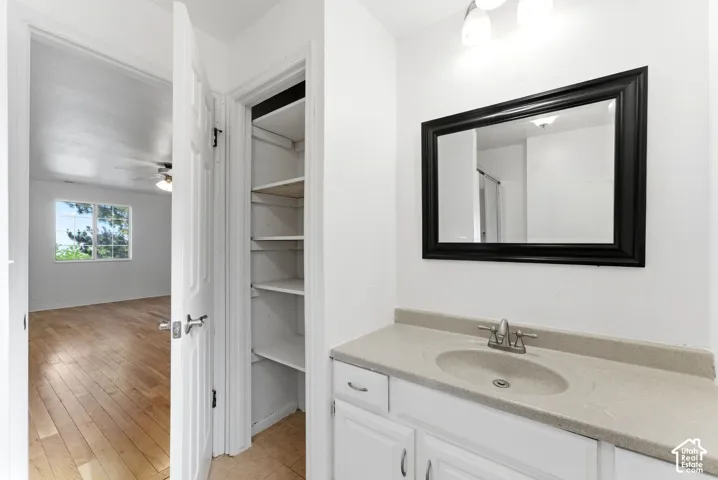 Primary suite bathroom.