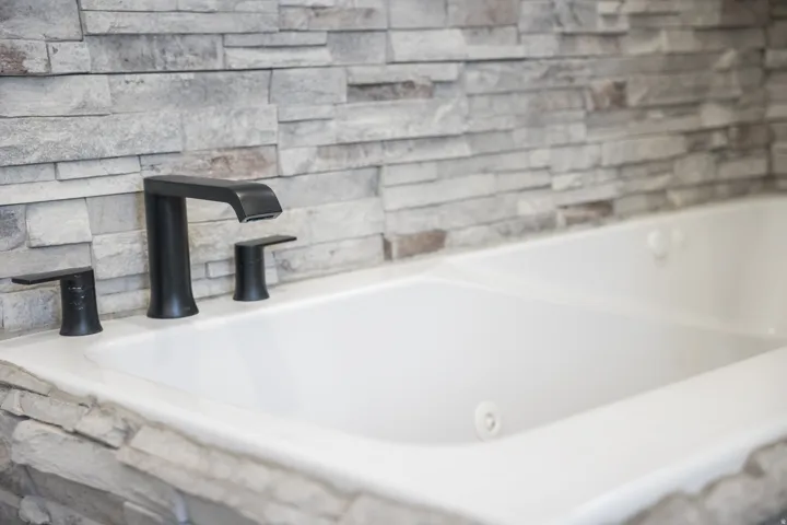 Jetted Tub in Master Bathroom