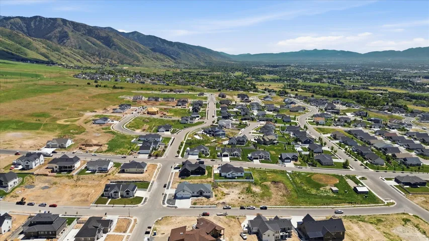 Expansive residential development featuring a structured street layout with uniform setbacks