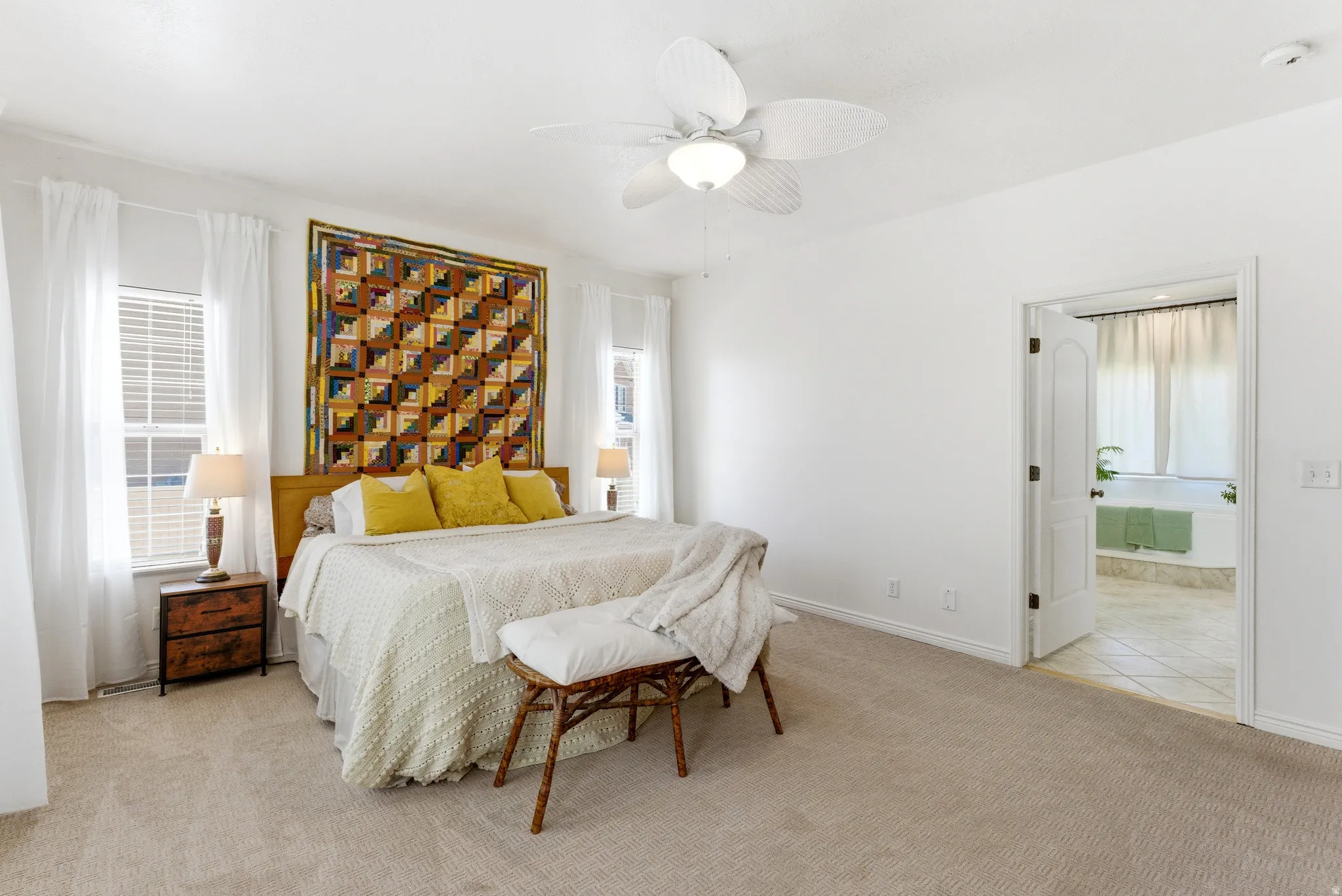 Master bedroom on main floor.