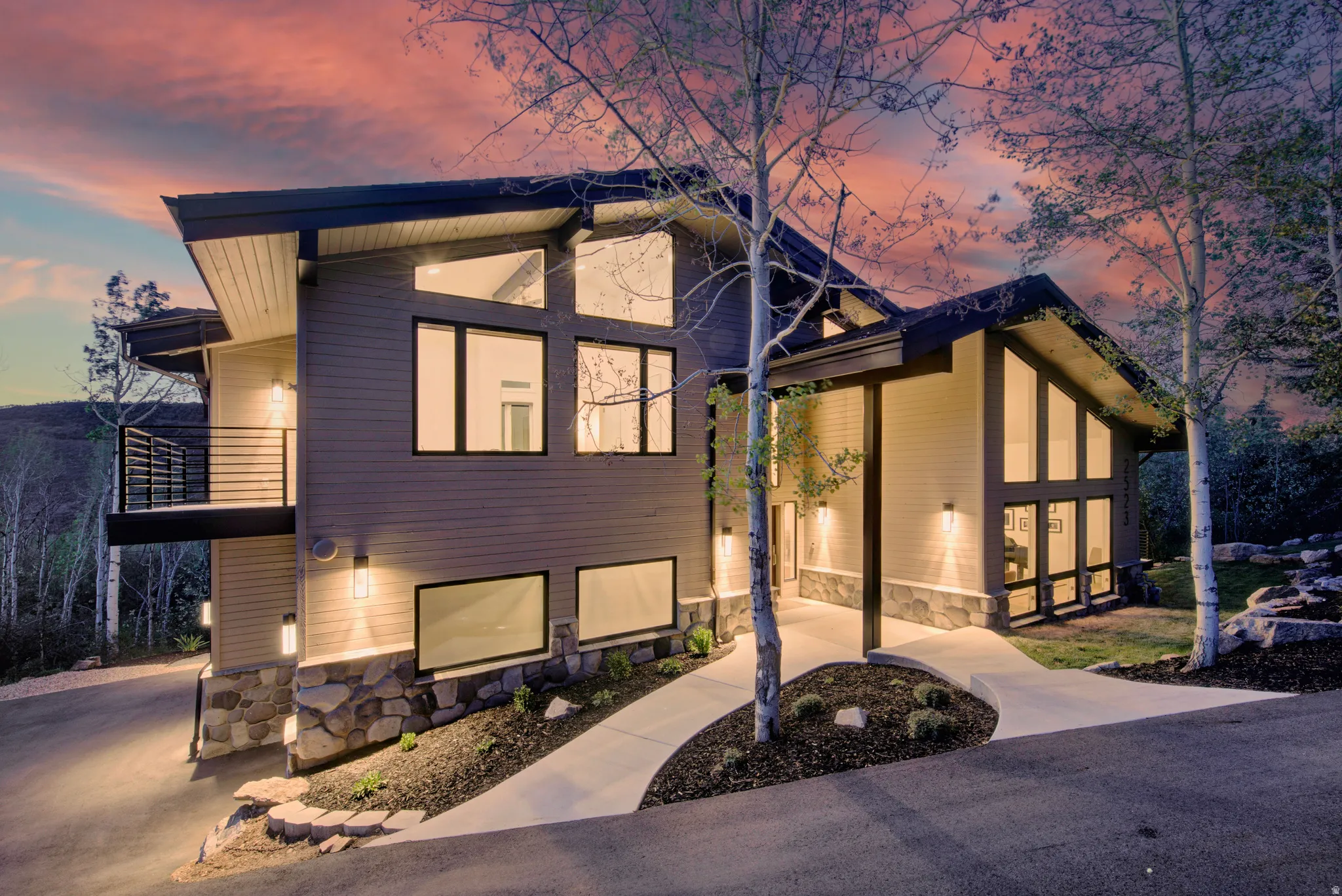 Modern mountain home in Thaynes Canyon Park City