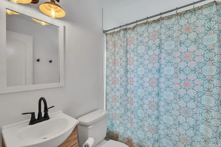 Full Bathroom with new Tile Floor