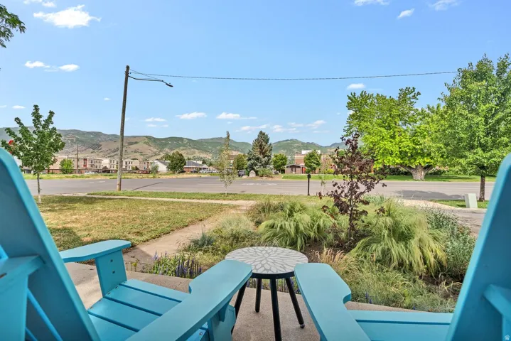 Front Porch view of the Mountains.