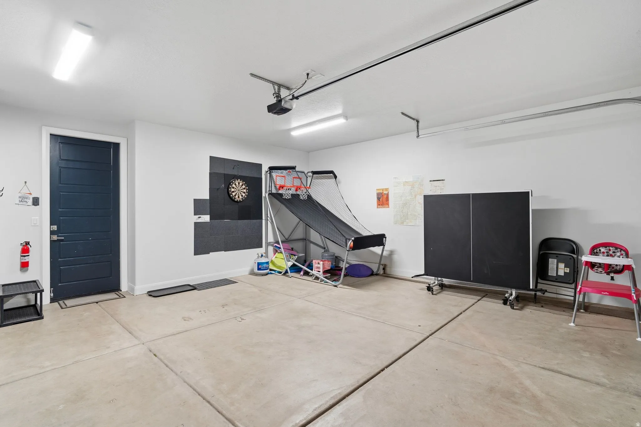 Garage with EV charger