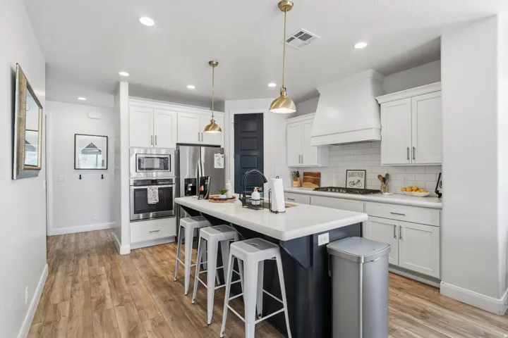 Upgraded kitchen, quartz counters and a large island