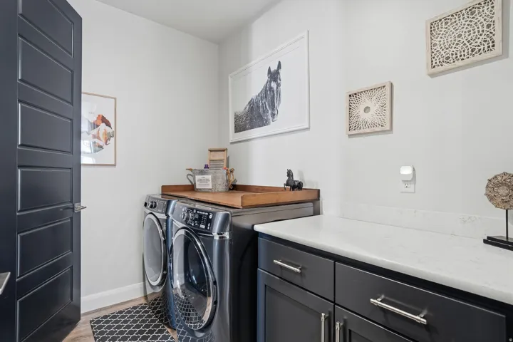 Dedicated laundry room
