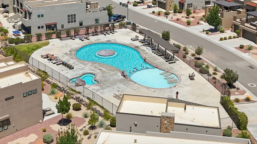 Second community pool and spa