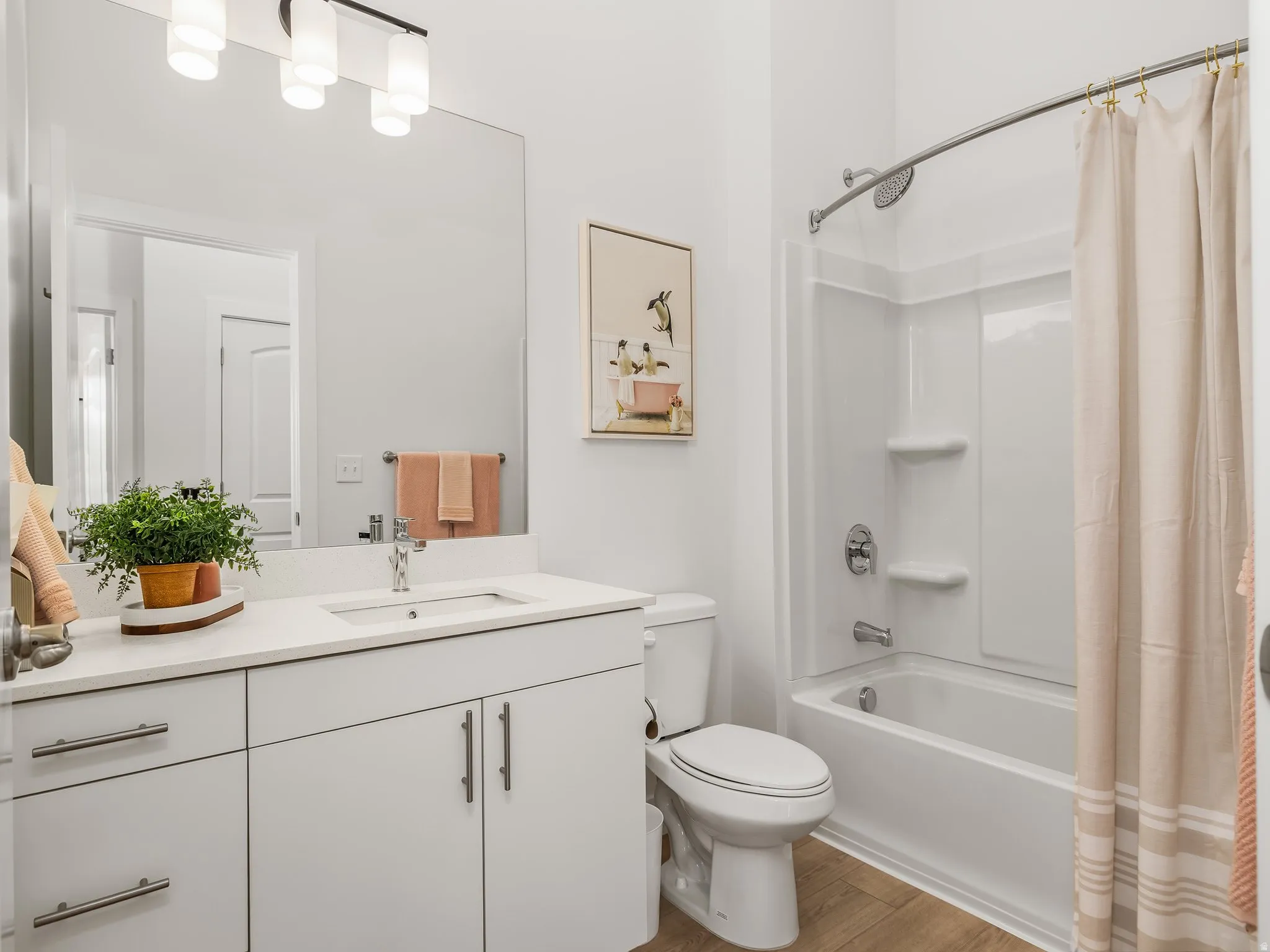 Full hall bathroom