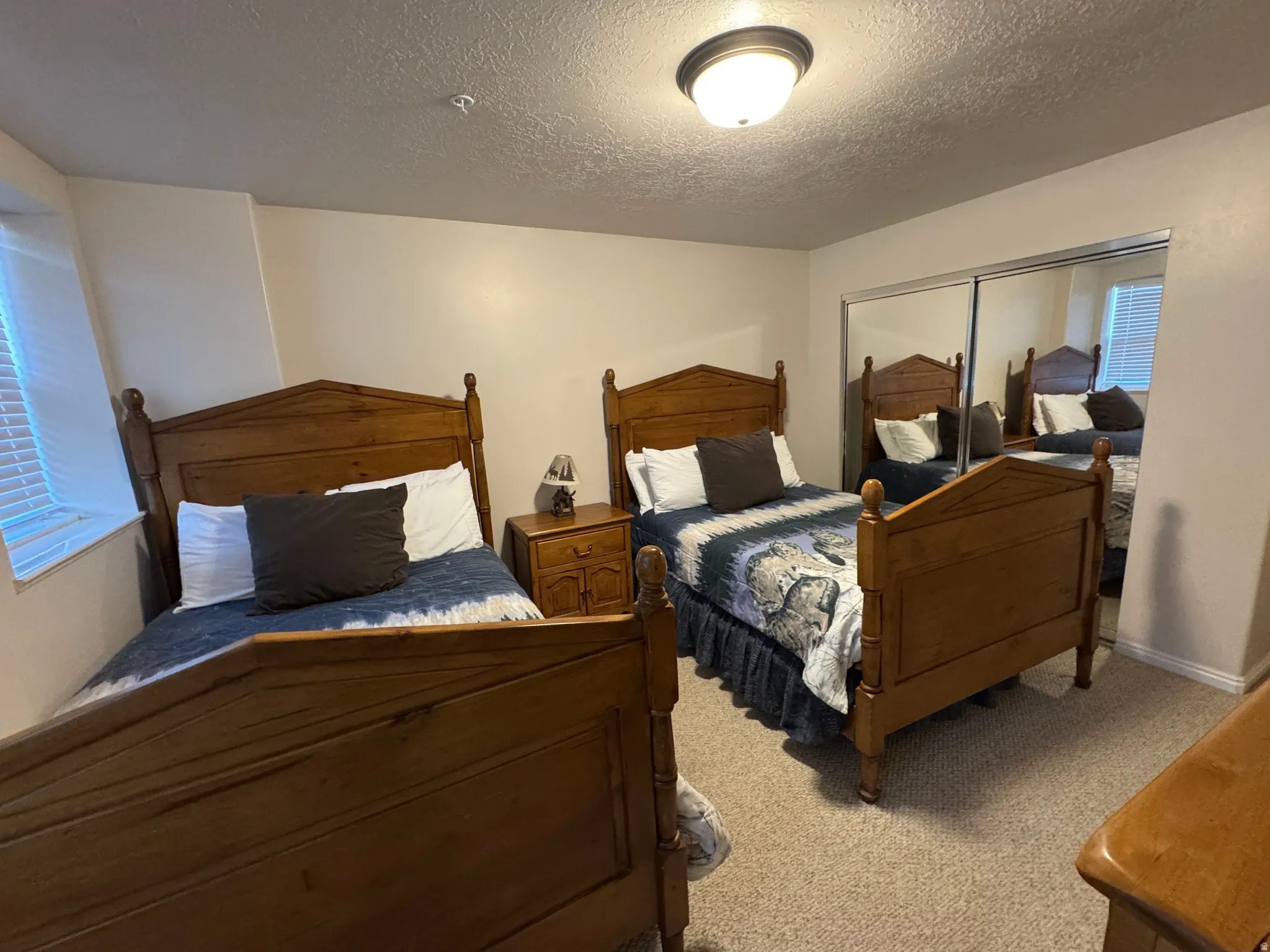 Lower level large bedroom fits 2 queen beds