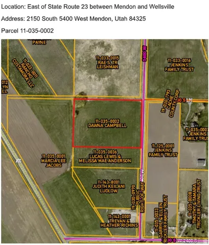 Assessor's Parcel Map. Displaying property boundaries, parcel numbers, and owner details for the specified address