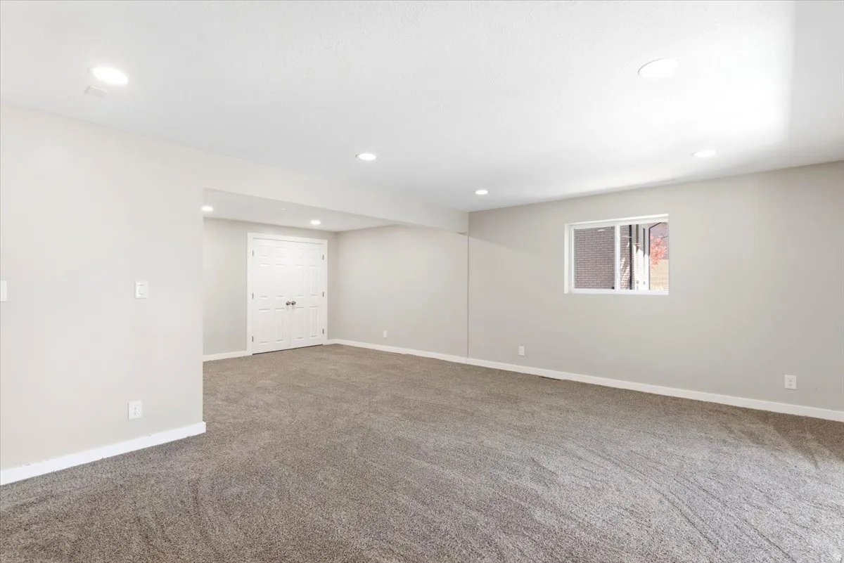 Tons of storage space throughout home: 4 storage rooms, large game closet, linen closets, storage shed, and more!