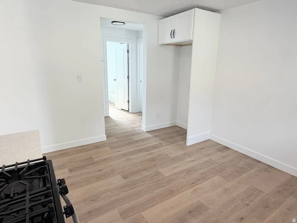Where the fridge goes.