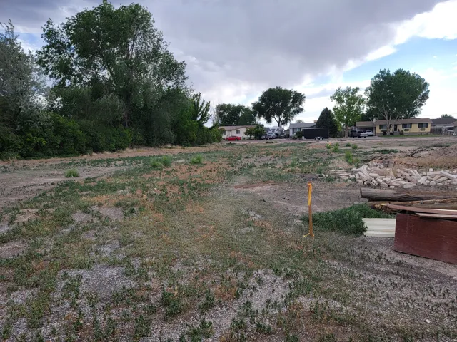 Expansive lot featuring a level grade and partial tree-lined perimeter