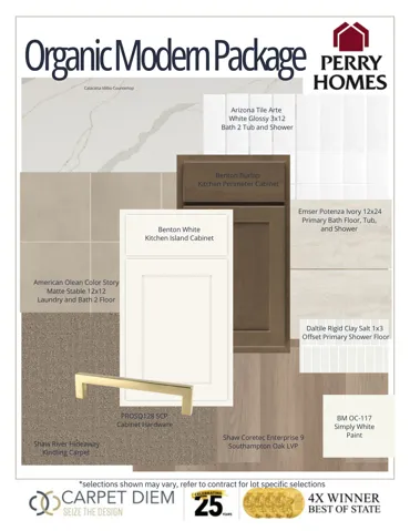 Property Finishes Schedule. Presenting a compilation of interior material and color selections for the property