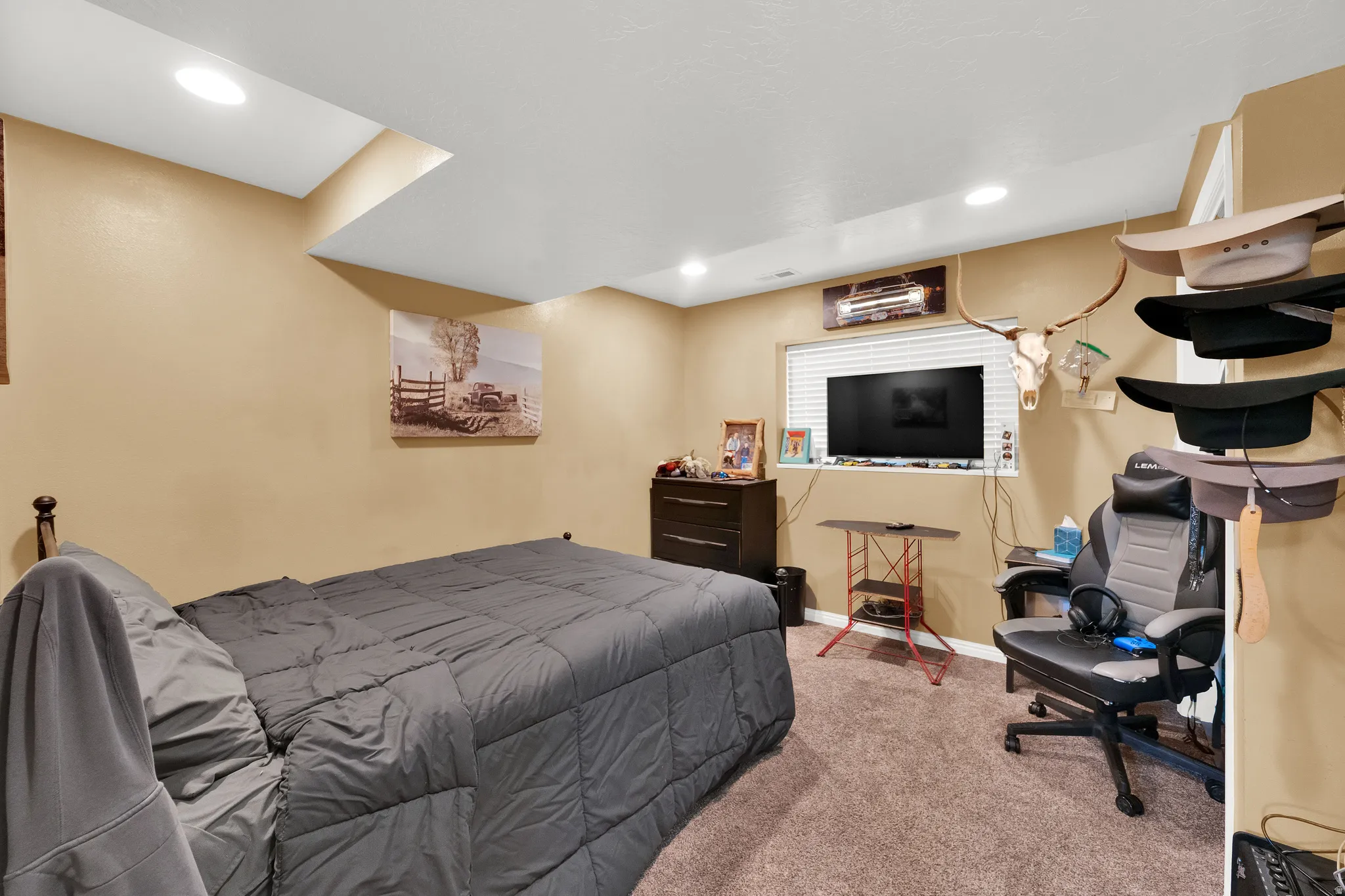 Basement bedroom