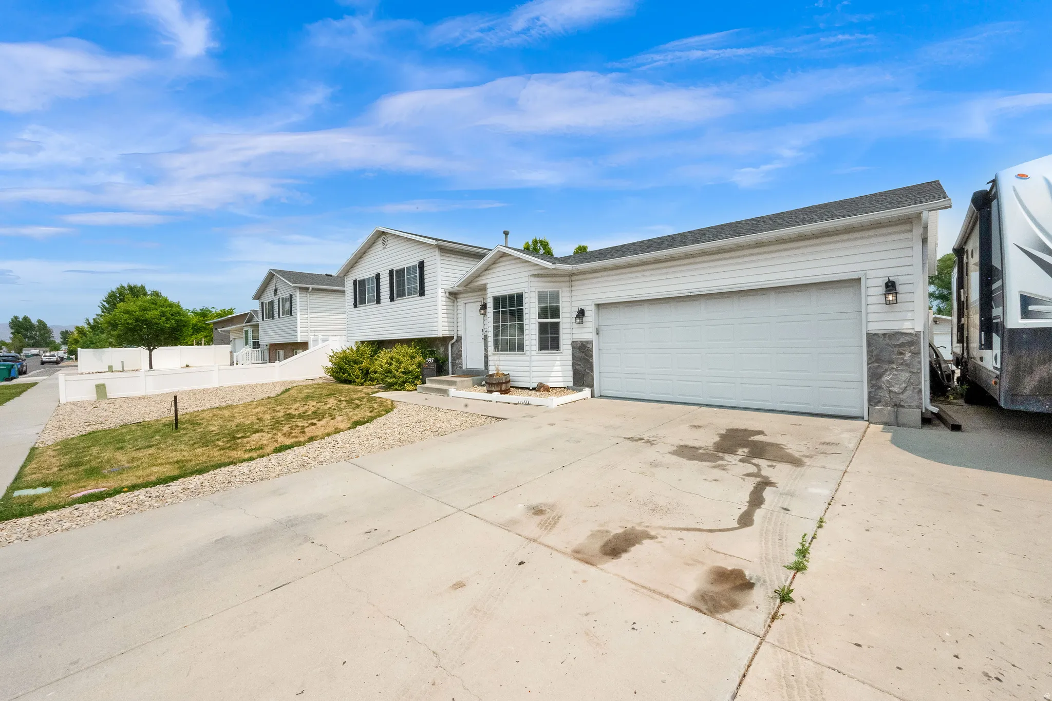 Street view of the home
