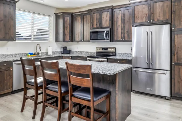 Kitchen island with seating