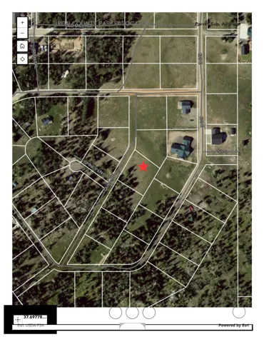 Parcel Map. Illustrating the property's boundaries and surrounding lots