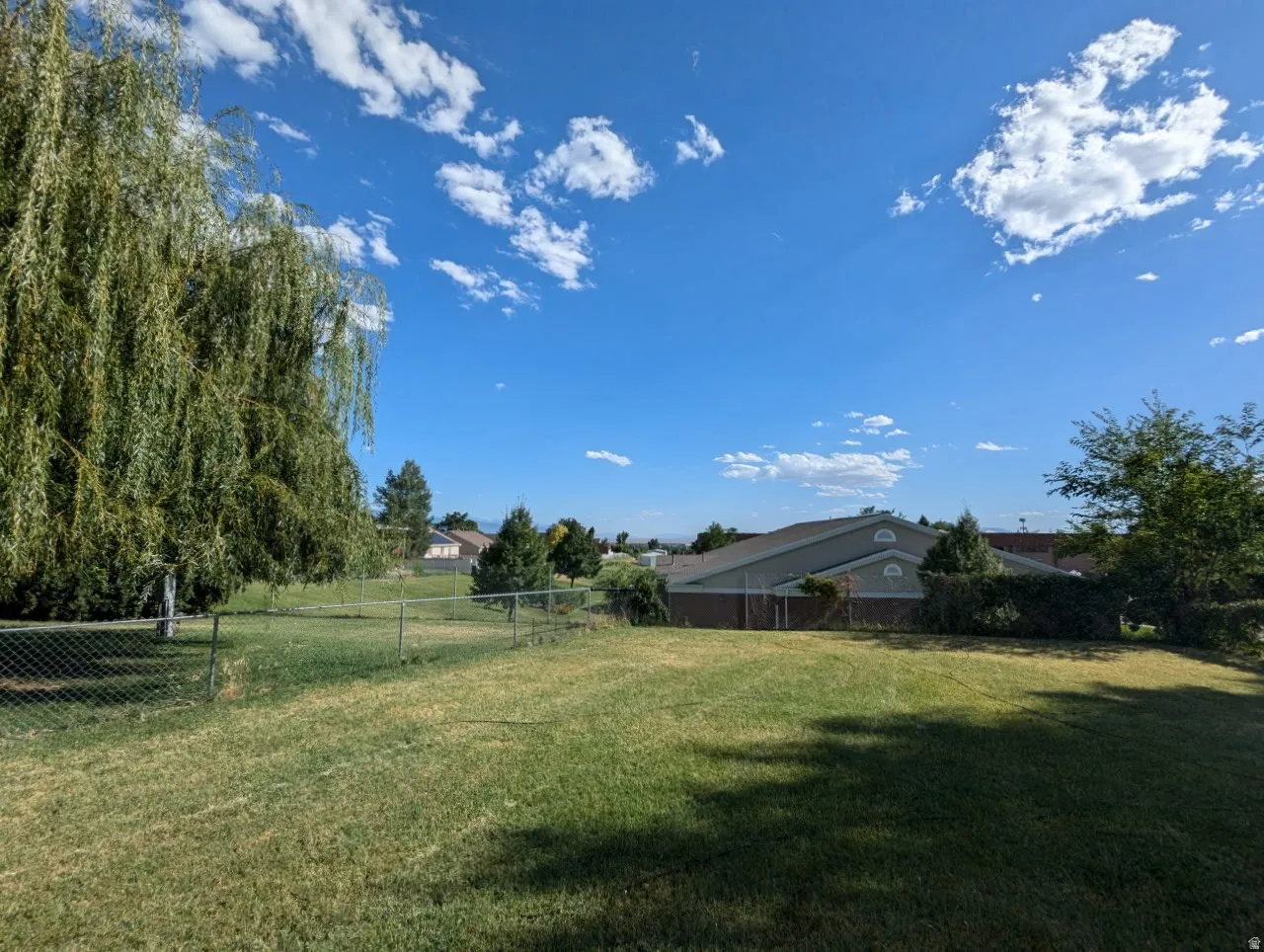 Expansive backyard