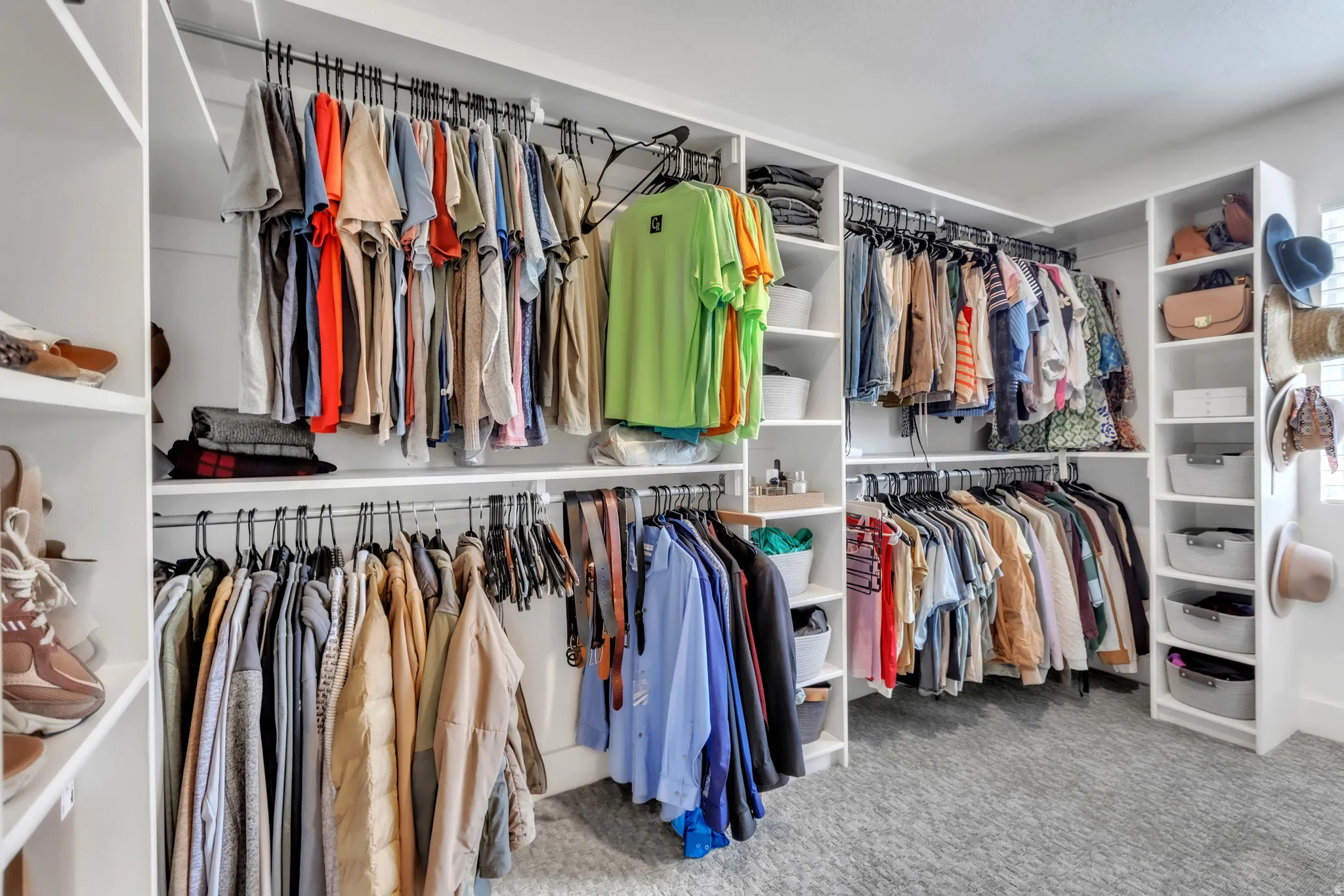 Primary closet