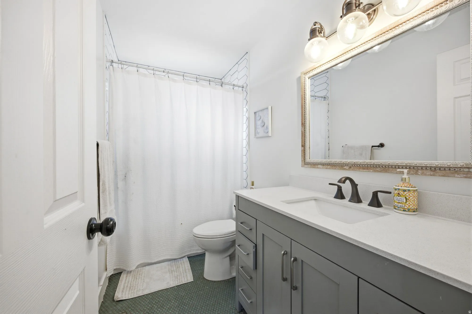 Hallway bathroom