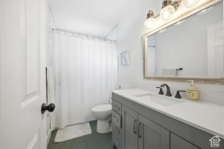Hallway bathroom