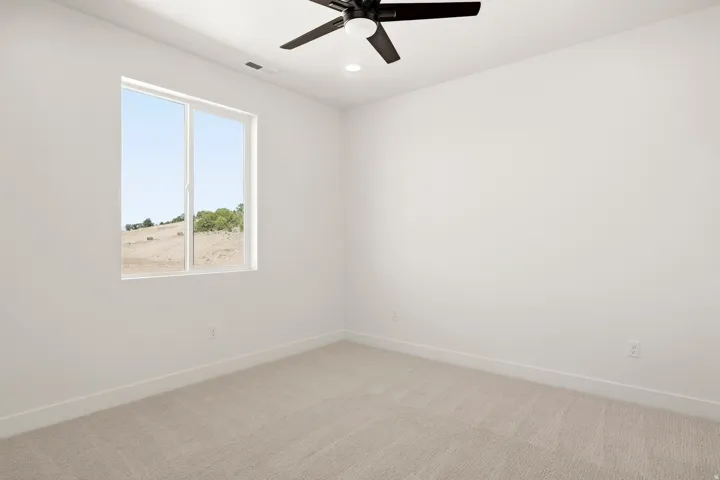 Bright interior with a white-painted finish