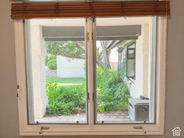 Custom casement roll-out window Bedroom 2