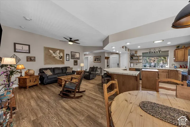 Open concept, updated flooring, 3-tone paint