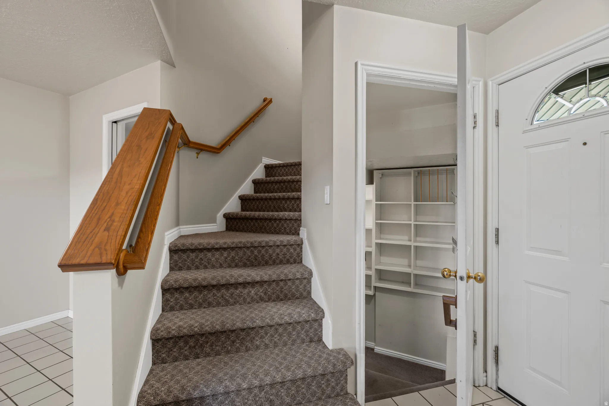 Basement  Entrance behind front door