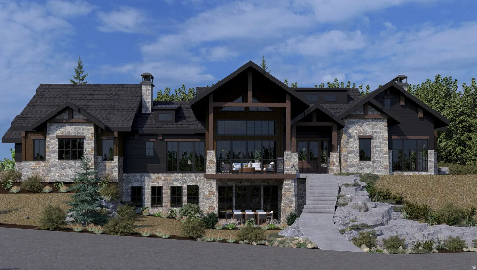 Rendering of Front of Home