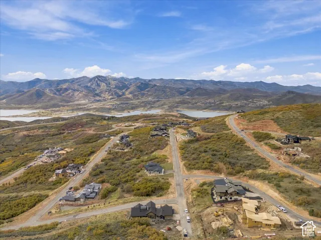 Aerial perspective showcasing views of the dear valley east ski resort