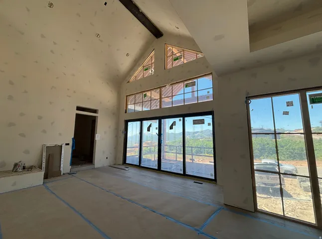 View from living room featuring lots of natural light