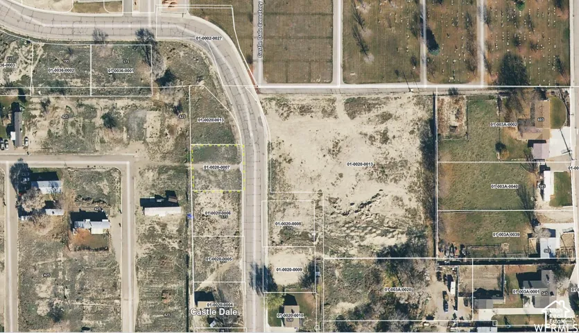 Aerial Property Map. Illustrating the property boundaries and surrounding parcels