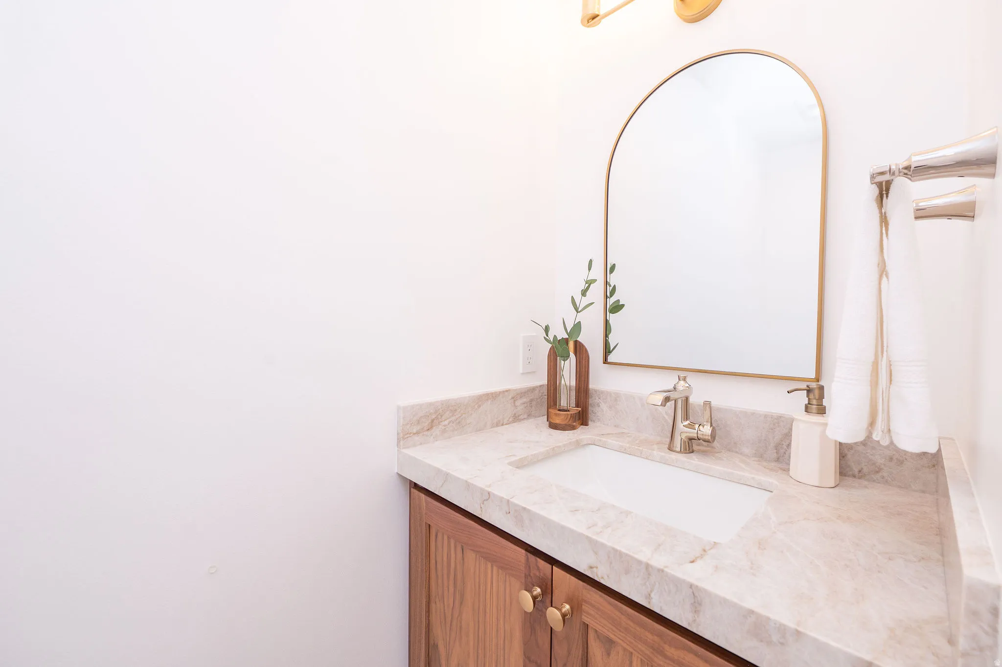 Main floor half bath