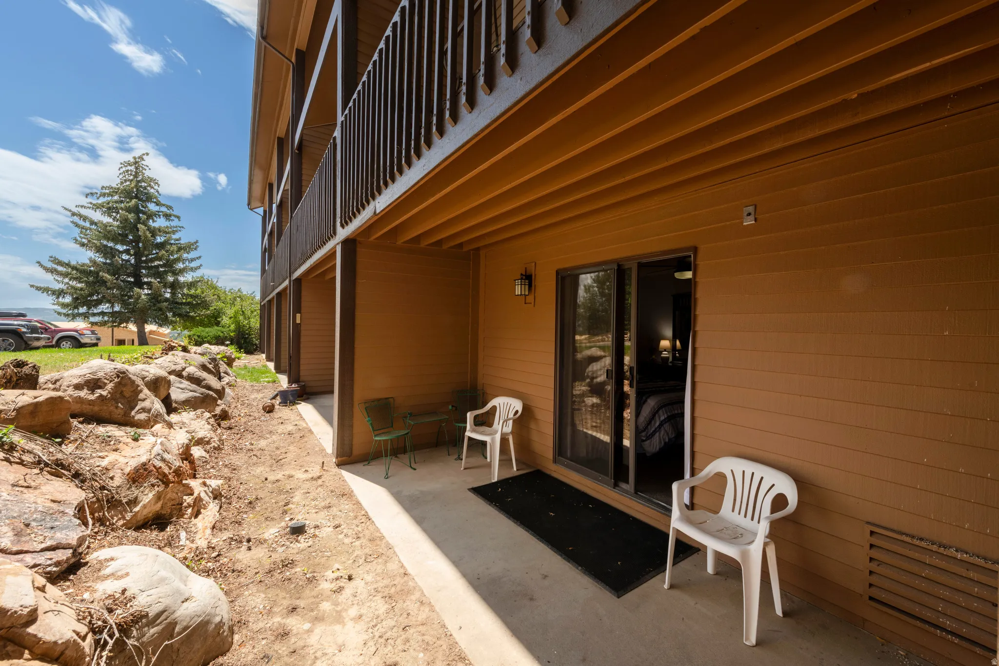 Exterior entry
