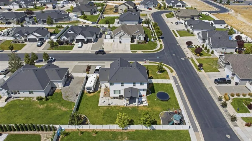 Two-story home with a two-car garage