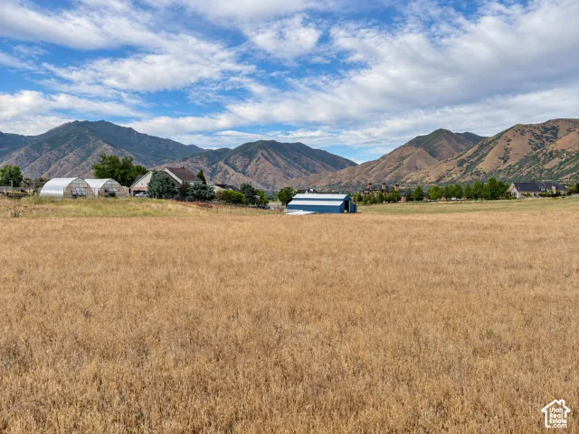 Expansive, undeveloped parcel with mountain scenery