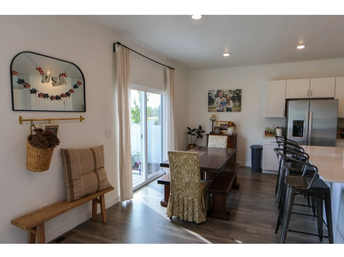 Kitchen and dining area