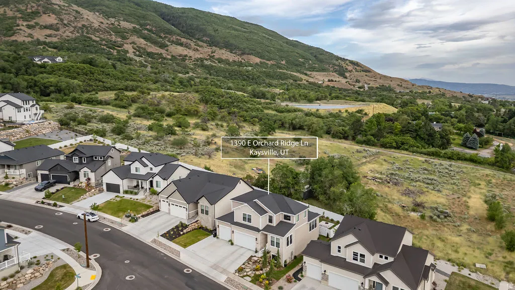 Modern suburban community featuring newly constructed homes with varied architectural styles, individual driveways, and manicured landscaping