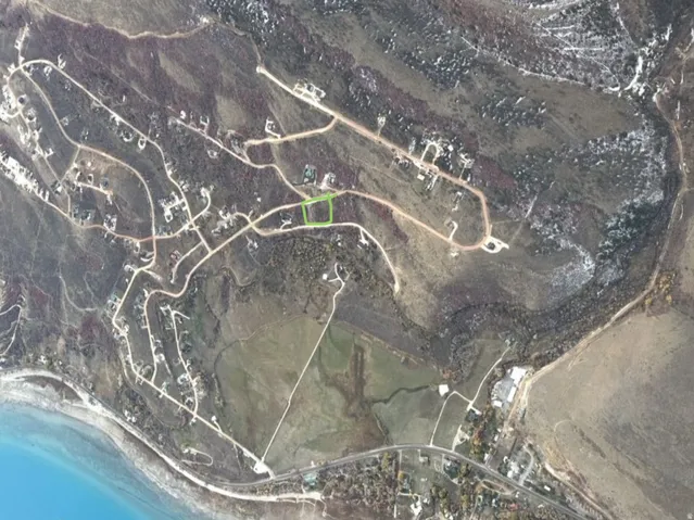 Aerial Property Survey. Illustrating the property's location within its geographic context