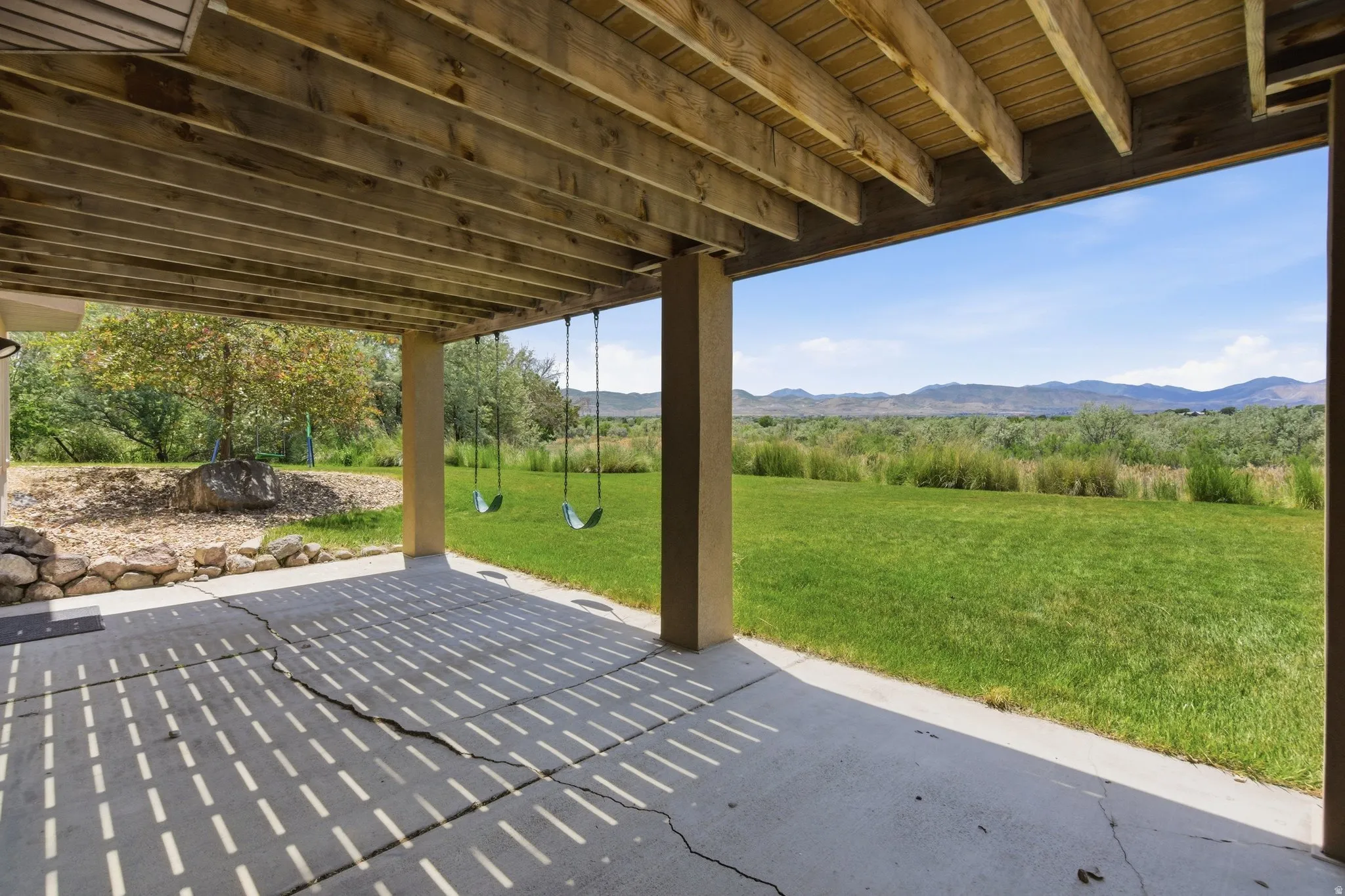 Covered patio