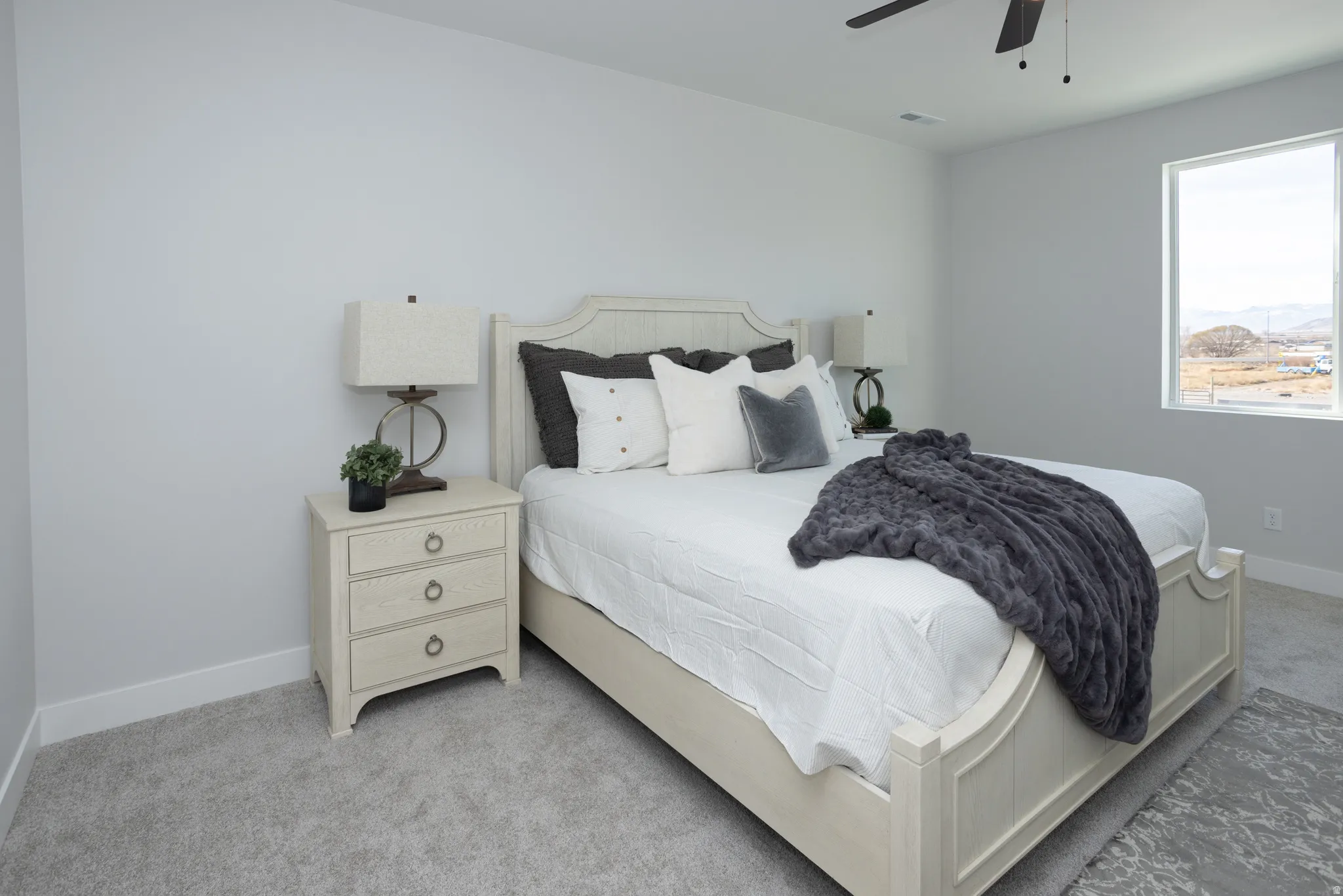 Master Bedroom picture is from the Model. Interior floor plan may vary