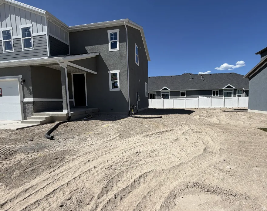 Contemporary exterior featuring a combination of stucco and siding