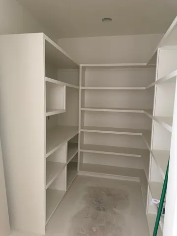 Bulter's pantry with built-in shelving