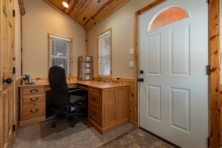 Office located off primary bedroom