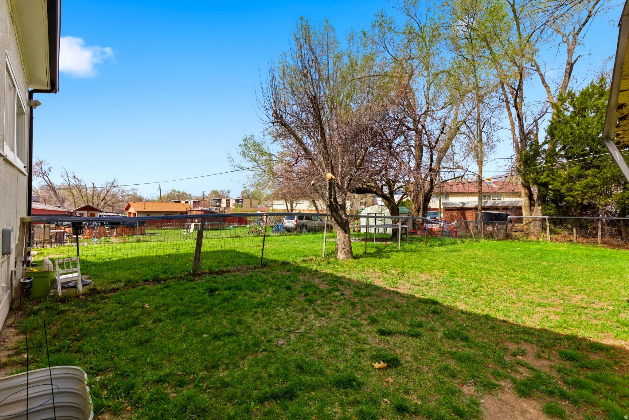 View of yard with a residential view