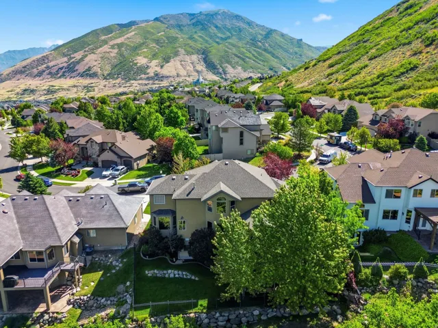 Aerial view of back exterior