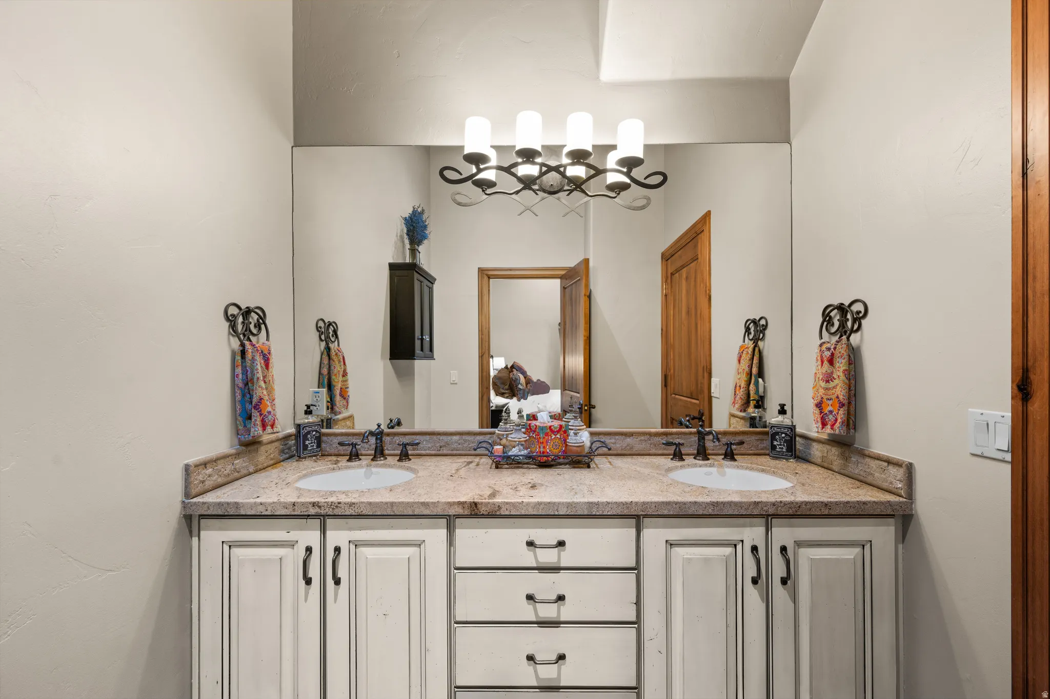 Bathroom with double vanity