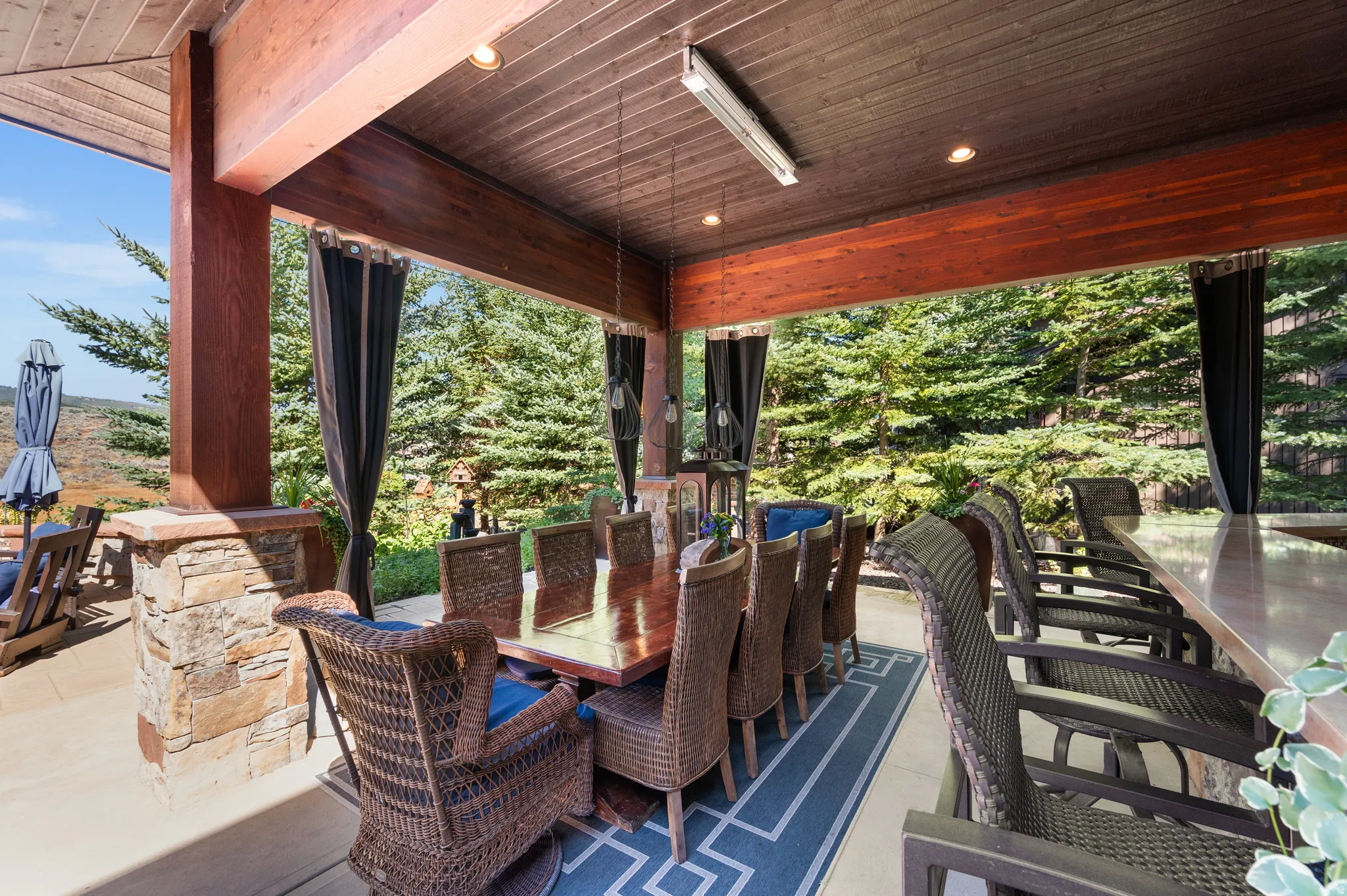 View of patio featuring outdoor dining space